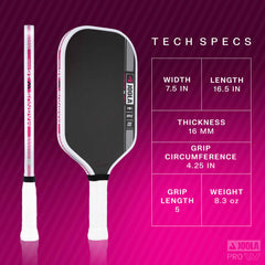 Vợt JOOLA Tyson McGuffin Magnus Pro IV (16mm) và (14mm)