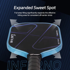 Vợt Pickleball Luzz Pro 4 Blue Blaze Inferno (Limited Edition)