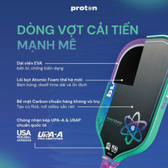 Vợt Proton Series Three Pickleball Paddle - Project Peacock