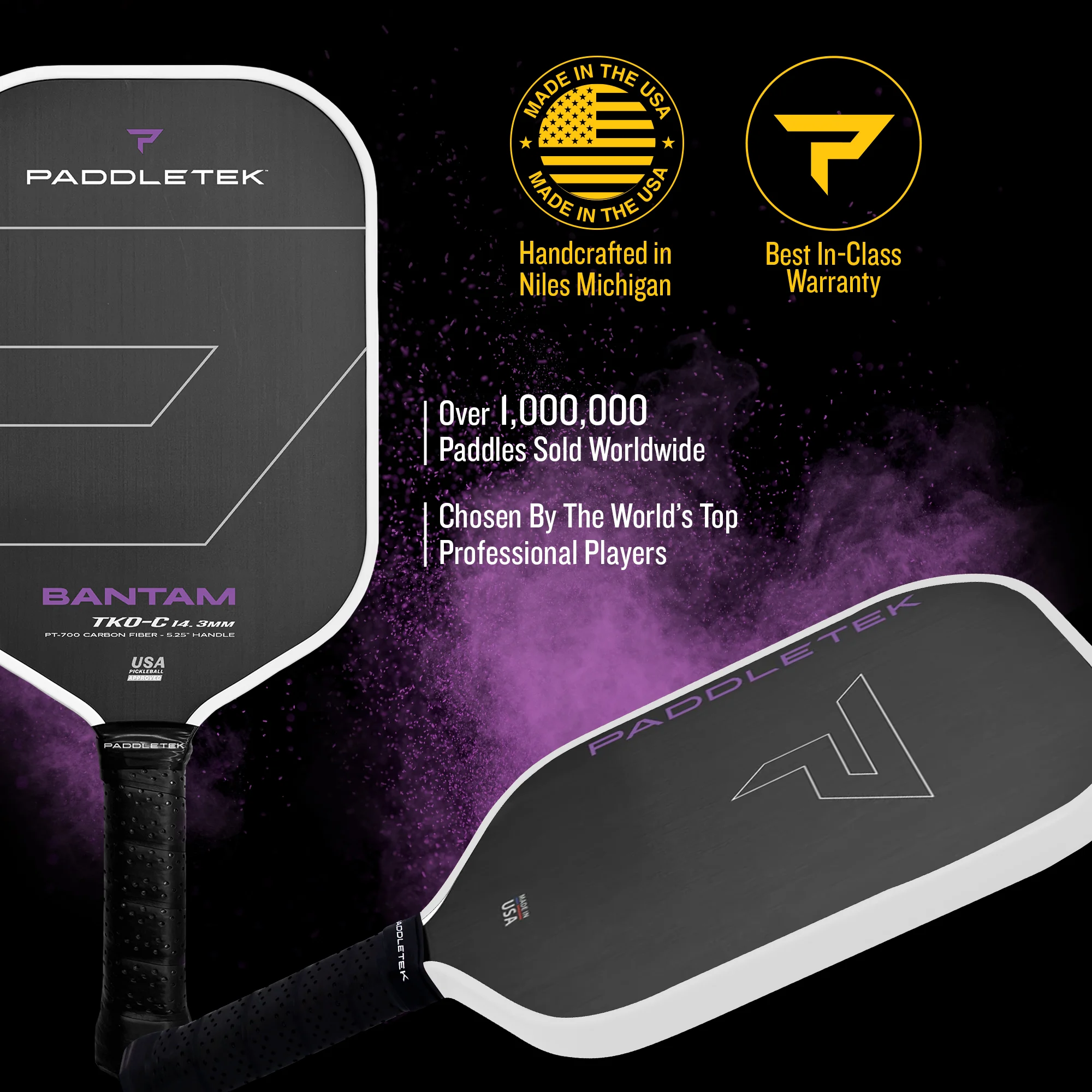 Vợt Paddletek Bantam TKO-C 14.3mm