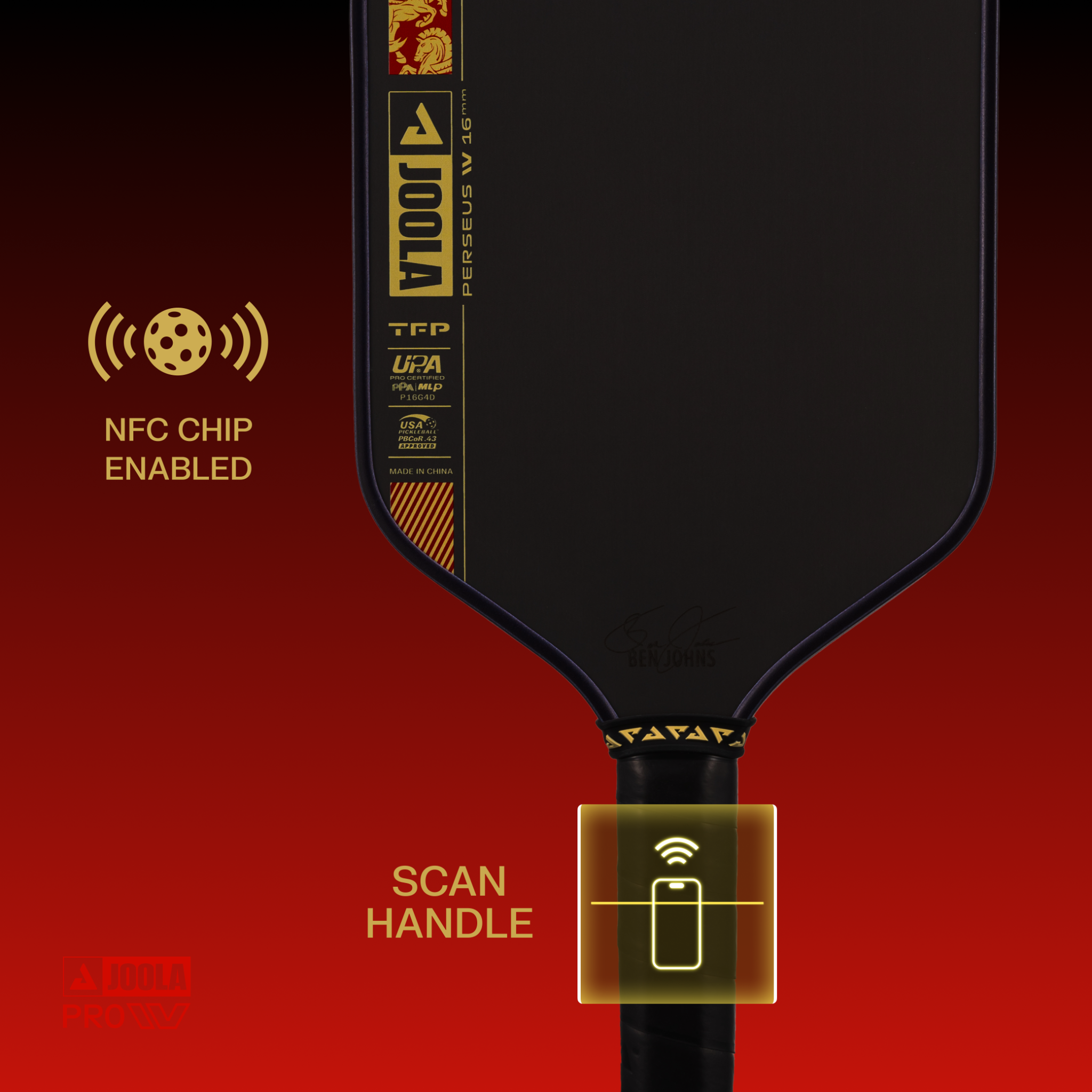 Vợt JOOLA Perseus Pro IV 16mm - 2026 Year Of The Horse